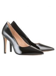 Högl Skórzane czółenka "Boulevard 90" w kolorze czarnym rozmiar: 39. Czarne czółenka Högl, bez wzorów, klasyczne, bez obcasa, na szpilce, bez zapięcia. Za 318.37 zł.