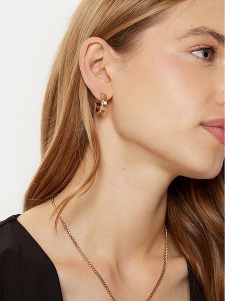 BOSS Kolczyki 1580522 Złoty. Żółte kolczyki Boss, metalowe. Za 329.99 zł.