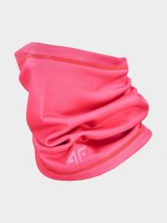 4F Szal-koło w kolorze różowym rozmiar: onesize. Różowe szaliki i kominy 4f, bez wzorów, z materiału. Za 43.99 zł.