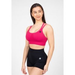 Whitney Bezszwowe Biustonosz sportowy - Różowy. Czerwone biustonosze sportowe GORILLA WEAR, bez wzorów, do biegania. Za 192.00 zł.