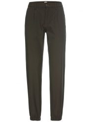 Camel Active Spodnie w kolorze ciemnobrązowym rozmiar: W29/L30. Brązowe spodnie materiałowe Camel Active, bez wzorów, z materiału, z podwyższonym stanem. Za 215.71 zł.