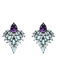 Luxenter Srebrne kolczyki-wkrętki z cyrkoniami rozmiar: onesize. Szare kolczyki Luxenter, z cyrkonią, srebrne. Za 339.37 zł.