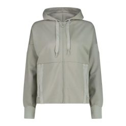 Damska bluza z kapturem zapinana na zamek CMP. Zielone bluzy z kapturem CMP, m, bez wzorów, z materiału, z kapturem. Za 283.00 zł.