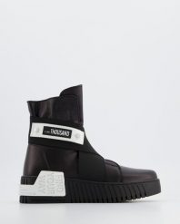 CZARNE BOTKI DAMSKIE 2807102 BLACK. Czarne botki Venezia, bez wzorów, ze skóry, bez obcasa, bez zapięcia. Za 339.00 zł.