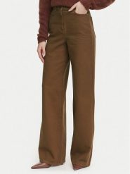 Marella Jeansy Zaffo 2623136075 Brązowy ciemny Wide Leg. Brązowe jeansy Marella, bez wzorów, z bawełny. Za 689.99 zł.