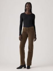 Levi's Spodnie w kolorze brązowym rozmiar: W28/L34. Brązowe spodnie materiałowe Levi's, z aplikacjami, z materiału, klasyczne. Za 144.92 zł.