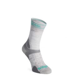 Skarpety biegowe damskie Bridgedale Trail Run Ultralight Zero Merino Sport Boot. Szare skarpetki sportowe Bridgedale, bez wzorów, trekkingowe. Za 86.89 zł.