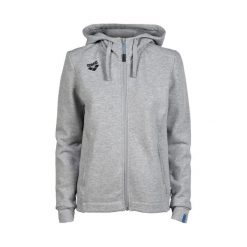 Bluza damska na basen Arena Women`s Team Hooded Jacket Panel. Białe bluzy Arena, s, bez wzorów, sportowe, bez ramiączek, bez kaptura. Za 304.99 zł.