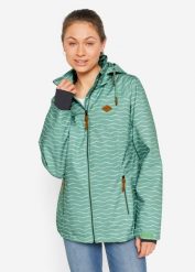 Kurtka funkcyjna. Zielone kurtki bonprix, s, bez wzorów. Za 299.99 zł.