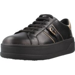 Buty GEOX D56WVB 085Y2 Czarny. Czarne buty trekkingowe Geox, bez wzorów, ze skóry, bez zapięcia, na fitness i siłownię. Za 450.99 zł.