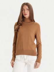 Calvin Klein Golf LV044D371G Brązowy Regular Fit. Brązowe swetry Calvin Klein, xs, bez wzorów, z syntetyku, bez ramiączek. Za 469.99 zł.