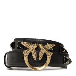 Pasek Damski PINKO. Czarne paski Pinko, bez wzorów. Za 749.99 zł.