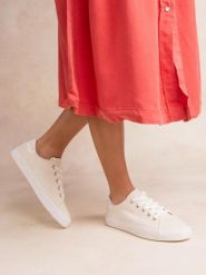 Niskie buty damskie TBS Lanzara. Brązowe buty treningowe TBS, bez wzorów, z gumy, bez zapięcia, trekkingowe. Za 244.50 zł.