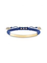 Thomas Sabo Bransoletka w kolorze niebieskim - dł. 21 cm rozmiar: onesize. Niebieskie bransoletki thomas sabo, z cyrkonią, srebrne. Za 336.45 zł.