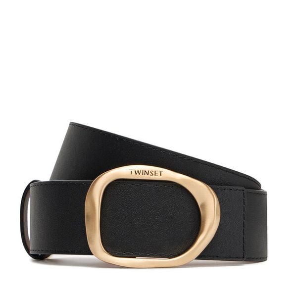 Pasek Damski TWINSET. Czarne paski Twinset, bez wzorów. Za 459.99 zł.