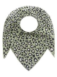 Zwillingsherz Chusta trójkątna w kolorze zielono-czarnym - 200 x 100 cm rozmiar: onesize. Czarne chusty Zwillingsherz, bez wzorów, z bawełny. Za 170.07 zł.