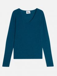 Just Cashmere Kaszmirowy sweter "Joan" w kolorze niebieskim rozmiar: L. Niebieskie swetry Just Cashmere, l, bez wzorów, z kaszmiru, bez ramiączek. Za 359.32 zł.