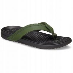 Japonki Dla Dorosłych Crocs Yukon Vista II LR Flip. Czarne japonki Crocs, bez wzorów, z materiału. Za 239.99 zł.