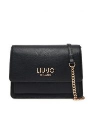 Liu Jo Torebka Ecs M Crossbody AF5152 E0058 Czarny. Czarne kopertówki Liu Jo, bez wzorów, ze skóry, wizytowe, bez dodatków. Za 579.99 zł.