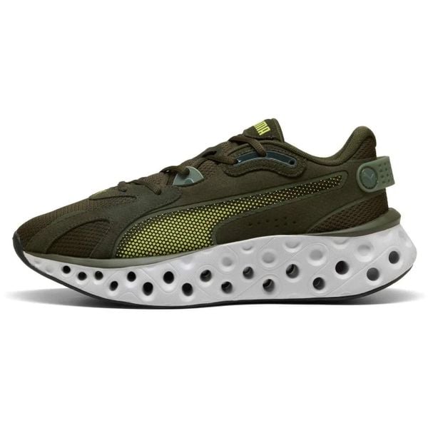 Buty sportowe Puma Softride. Szare buty treningowe Puma, bez wzorów, z materiału, bez zapięcia, na fitness i siłownię. Za 590.00 zł.