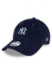 New Era Czapka z daszkiem New York Yankees Cord 9Twenty 60595366 Granatowy. Niebieskie czapki z daszkiem New Era, bez wzorów, z bawełny. Za 99.99 zł.
