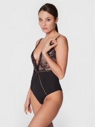 Passionata Body Olivia P49J80 Czarny. Czarne body i gorsety Passionata, bez wzorów, z syntetyku, bez ramiączek. Za 169.99 zł.