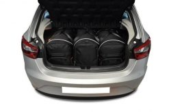 Torby Do Bagażnika Seat Ibiza 5 Hatchback 2008-2017 3Szt Kjust. Czarne torby podróżne KJUST, bez wzorów, z kauczuku. Za 925.00 zł.