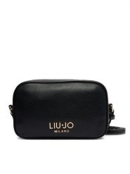 Liu Jo Torebka AA6137 E1012 Czarny. Czarne listonoszki Liu Jo, bez wzorów, ze skóry, bez dodatków. Za 469.99 zł.