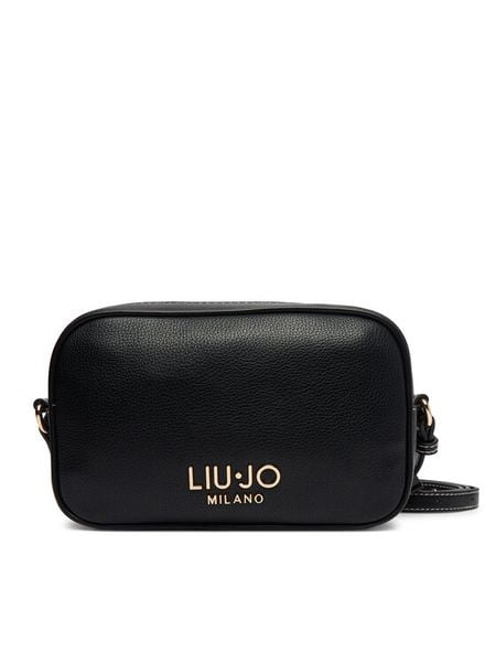 Liu Jo Torebka AA6137 E1012 Czarny. Czarne listonoszki Liu Jo, bez wzorów, ze skóry, bez dodatków. Za 280.99 zł.