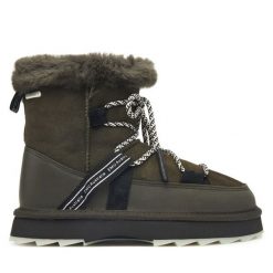 Śniegowce EMU Australia. Brązowe śniegowce Emu Australia, bez wzorów, bez zapięcia. Za 889.99 zł.