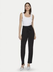 Vila Spodnie materiałowe Clava 14100197 Czarny Straight Fit. Czarne spodnie materiałowe Vila, bez wzorów, z materiału. Za 69.99 zł.