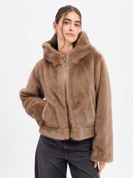 Liu Jo Collection kurtka dwustronna Kobiety brązowy, S. Brązowe kurtki Liu Jo Collection, s, bez wzorów, bez kaptura. Za 1,249.95 zł.