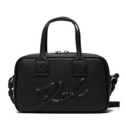 Torebka KARL LAGERFELD. Czarne torebki klasyczne KARL LAGERFELD, bez wzorów, klasyczne, bez dodatków. Za 619.99 zł.