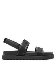 G-Star Raw Sandały Diesem Stp Lea W 2411 078102 Czarny. Czarne sandały G-Star Raw, bez wzorów, ze skóry, retro, bez obcasa, na płaskiej podeszwie, bez zapięcia. Za 299.99 zł.