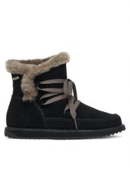 EMU Australia Śniegowce Thorsby W13215 Czarny. Czarne śniegowce Emu Australia, bez wzorów, ze skóry, bez zapięcia. Za 789.99 zł.