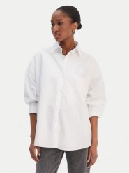 HUGO Koszula Edafne 50555625 Szary Regular Fit. Szare koszule Hugo, bez wzorów, z bawełny, bez kołnierzyka, bez ramiączek. Za 549.99 zł.