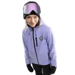 Kurtka snowboardowa damska W2-W Makalu. Niebieskie kurtki narciarskie SIROKO, xs, bez wzorów, z softshellu, bez kaptura, narciarskie. W wyprzedaży za 339.00 zł.