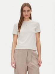 Calvin Klein Jeans T-Shirt J20J225243 Beżowy Regular Fit. Brązowe t-shirty Calvin Klein Jeans, xxl, bez wzorów, z bawełny, bez kołnierzyka, bez ramiączek. Za 109.99 zł.