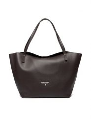 Patrizia Pepe Torebka Borsa 2B0130/L148-B856 Brązowy. Brązowe shopper bag Patrizia Pepe, bez wzorów, ze skóry, bez dodatków. Za 1,299.00 zł.