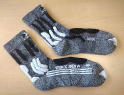 Skarpetki damskie X-Socks Trek X. Czarne skarpetki SIDAS, bez wzorów, z materiału. Za 156.00 zł.