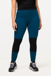 Damskie Legginsy turystyczne kieszeń na zamek błyskawiczny wysoka talia. Fioletowe legginsy Ulla Popken, bez wzorów, z elastanu. Za 349.99 zł.