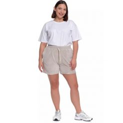 Szorty damskie Moraj, krótkie spodenki wygodne sportowe codzienne, szare, KSD1900-011. Szare szorty sportowe Moraj, bez wzorów. Za 59.99 zł.