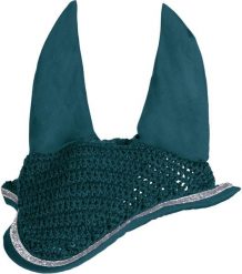Krótki kapelusz dla koni HKM Romy. Niebieskie kapelusze HKM, bez wzorów, z materiału, eleganckie. Za 123.50 zł.