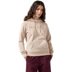 Bluza damska Champion Hooded Sweatshirt. Brązowe bluzy z kapturem Champion, xl, bez wzorów, z polaru, z kapturem. Za 197.99 zł.
