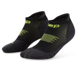 Damskie skarpety kompresyjne do biegania stopki sportowe Core Run. Czarne skarpetki CEP, bez wzorów, z elastanu. Za 69.00 zł.