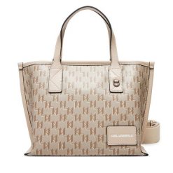 Torebka KARL LAGERFELD. Brązowe torebki klasyczne KARL LAGERFELD, bez wzorów, klasyczne, bez dodatków. Za 499.99 zł.
