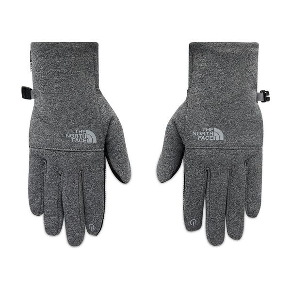 Rękawiczki The North Face. Szare rękawiczki The North Face, bez wzorów, sportowe. Za 179.99 zł.