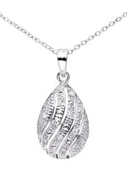 Revoni Złoty naszyjnik z zawieszką - dł. 46 cm rozmiar: onesize. Szare naszyjniki Revoni, z materiału, z diamentem, złote. Za 1,217.99 zł.