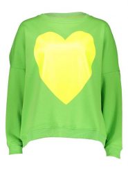 Miss goodlife Bluza w kolorze zielonym rozmiar: XL. Zielone bluzy miss goodlife, xl, bez wzorów, z bawełny, bez kaptura. Za 211.81 zł.
