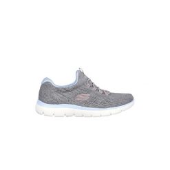 Buty damskie SKECHERS Summits Fun Flare. Szare buty trekkingowe Skechers, bez wzorów, bez zapięcia, trekkingowe. Za 209.99 zł.